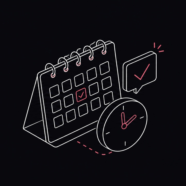 Book in minutes